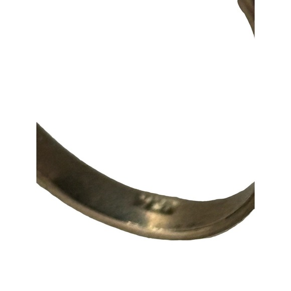 Sterling Silver Blue Green Opal Ring Stamped Mexico Sz 6.75 4 Gram - Picture 3 of 10